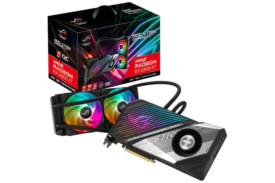 AMD ASUS ROG STRIX Radeon RX 6800 XT Ultimate ROG Graphic Card (ROG-STRIX-LC-RX6800XT-O16G-GAMING)