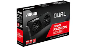 AMD ASUS Radeon Dual RX 6600 8GB OC Graphics Card DUAL-RX6600-8G-SAY