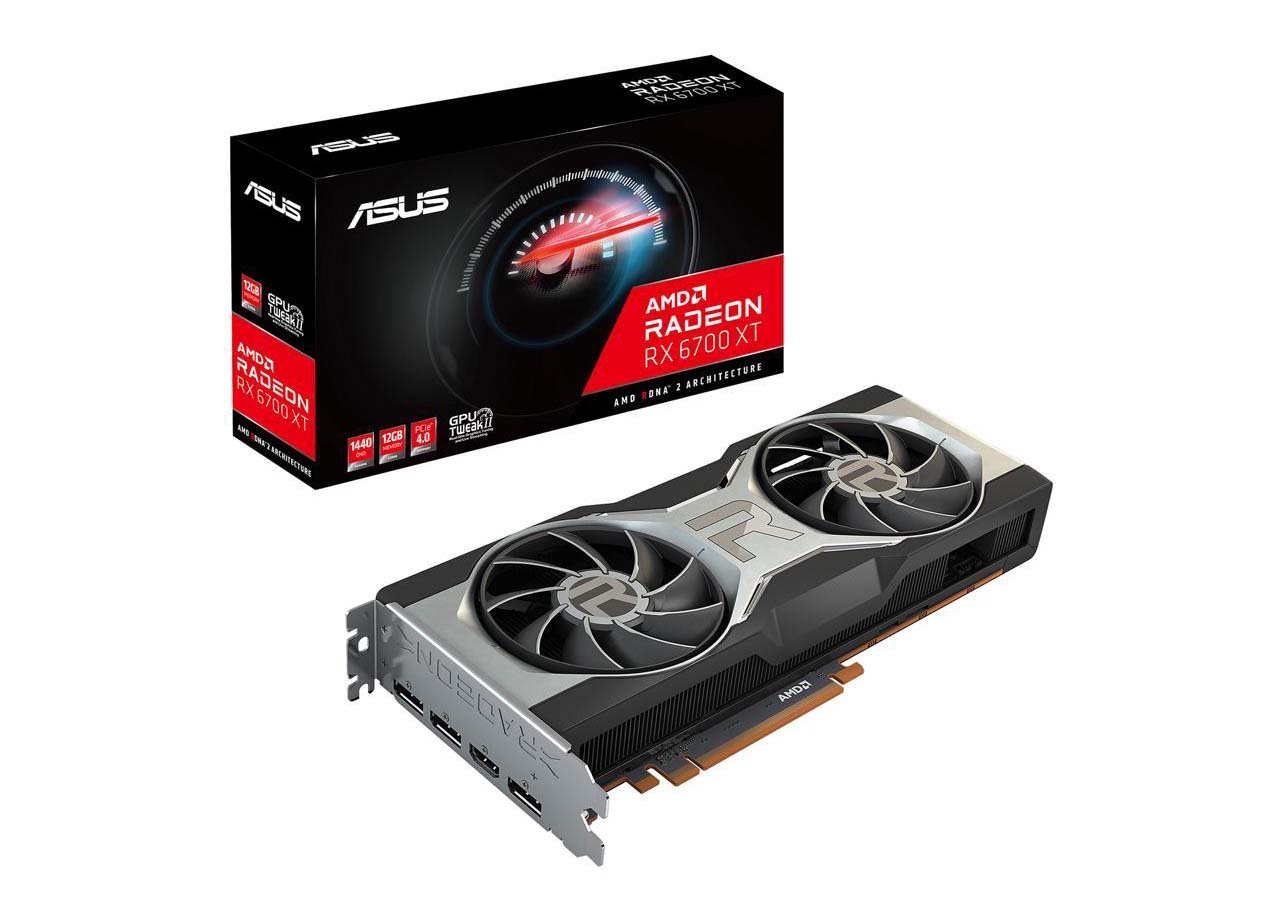 AMD ASUS Radeon RX 6700 XT DirectX 12 Ultimate 12GB Graphics Card