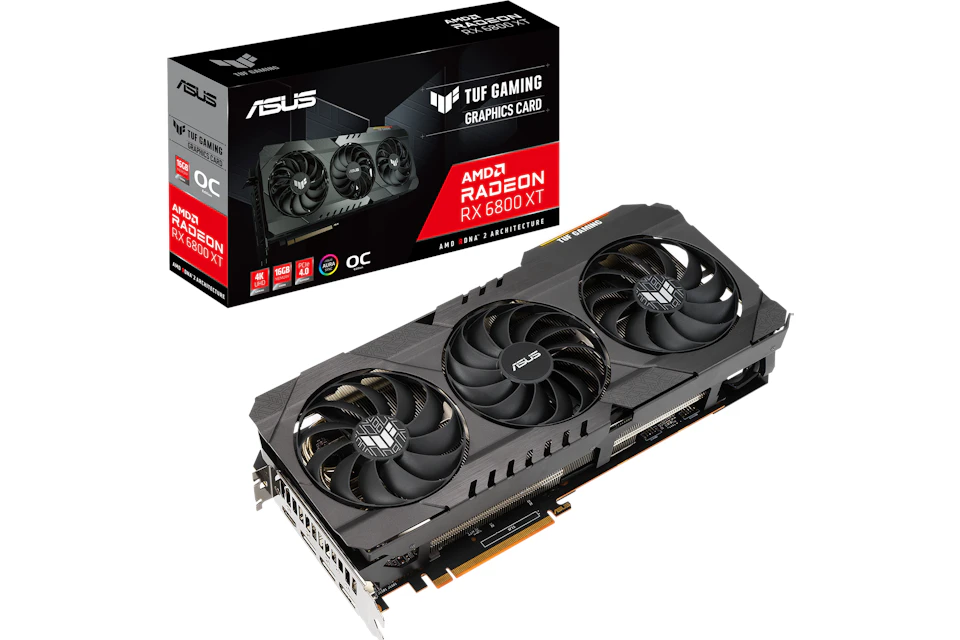 AMD ASUS TUF GAMING Radeon RX 6800 XT 16G OC Graphics Card (TUF-RX6800XT-O16G-GAMING)