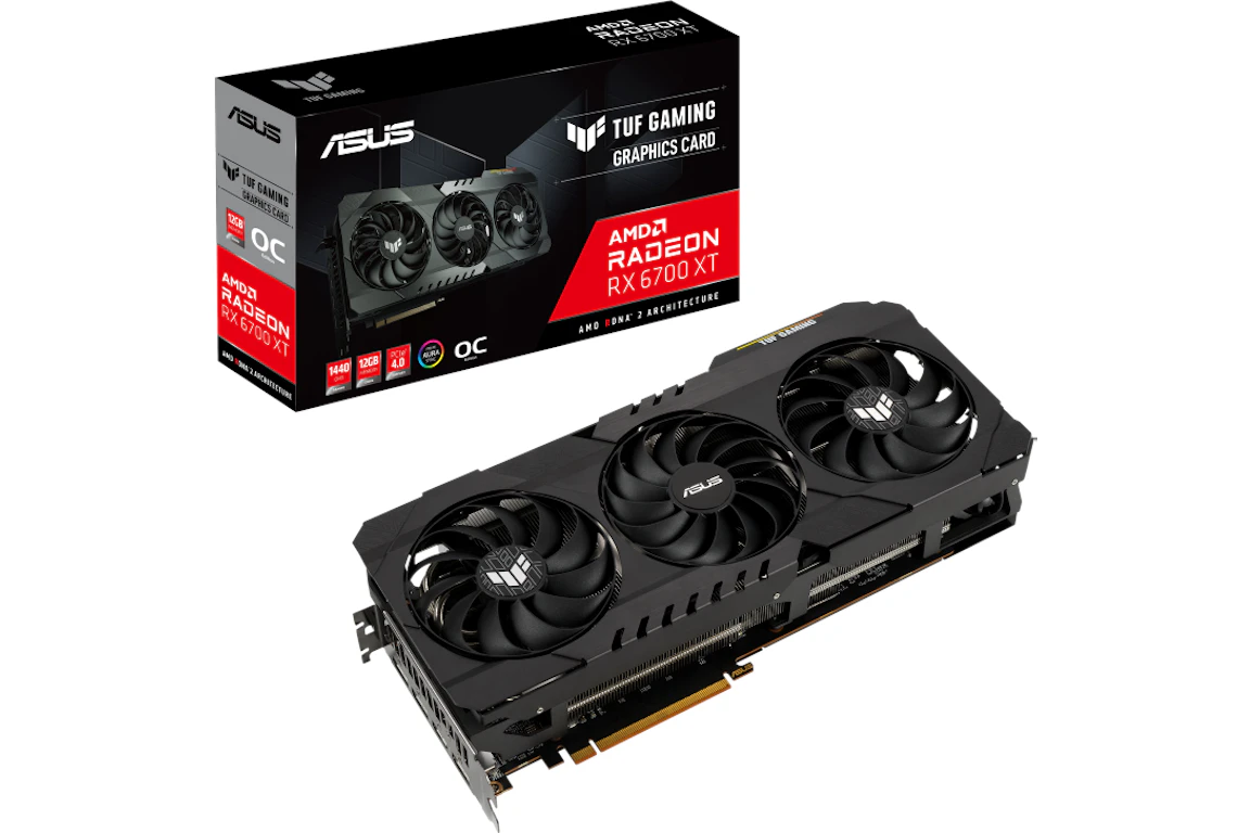 AMD ASUS TUF GAMING Radeon RX 6700 XT OC 12 GB Graphics Card (TUF ...