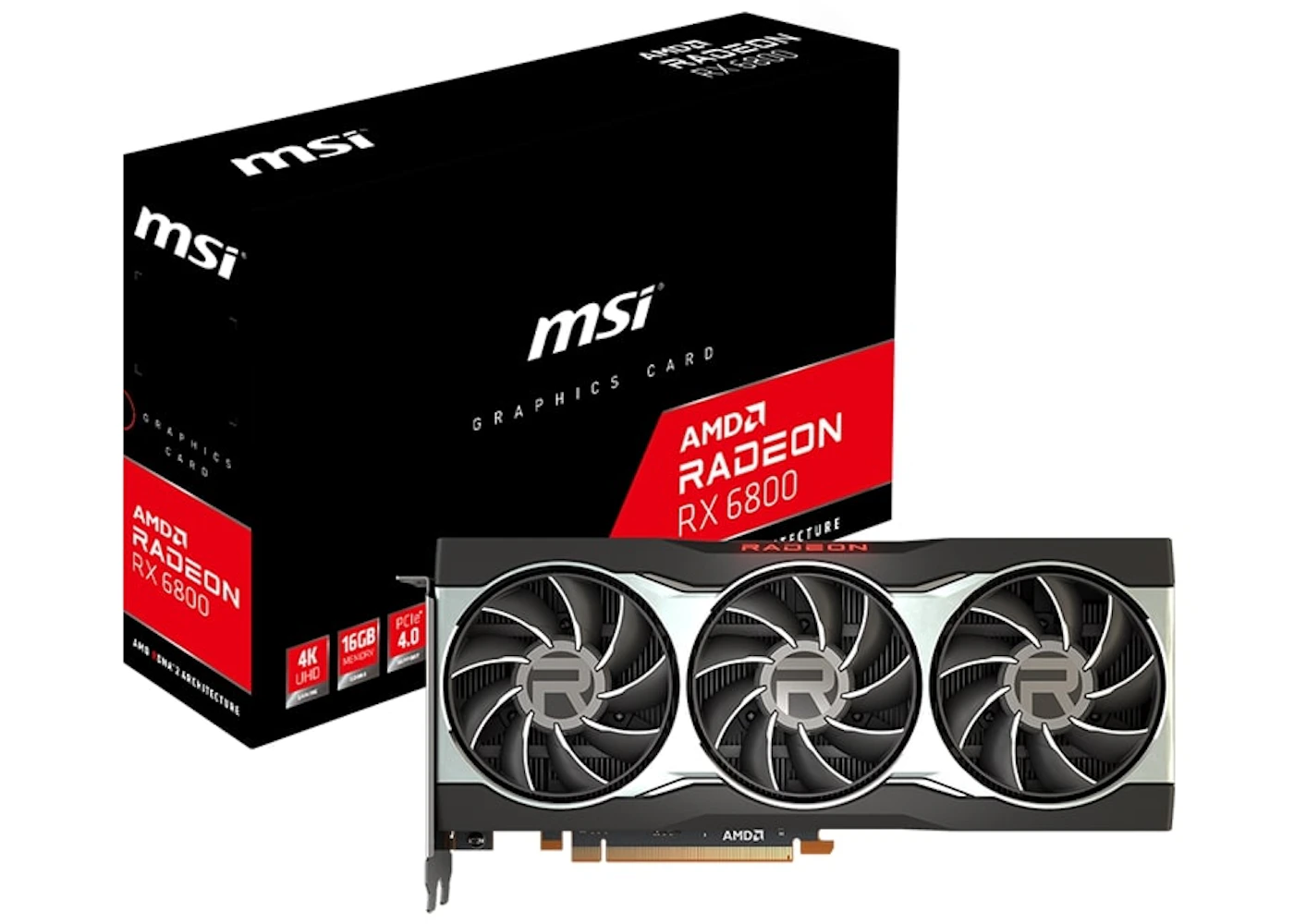 AMD MSI Radeon RX 6800 Graphics Cards (RX 6800 16G) - US