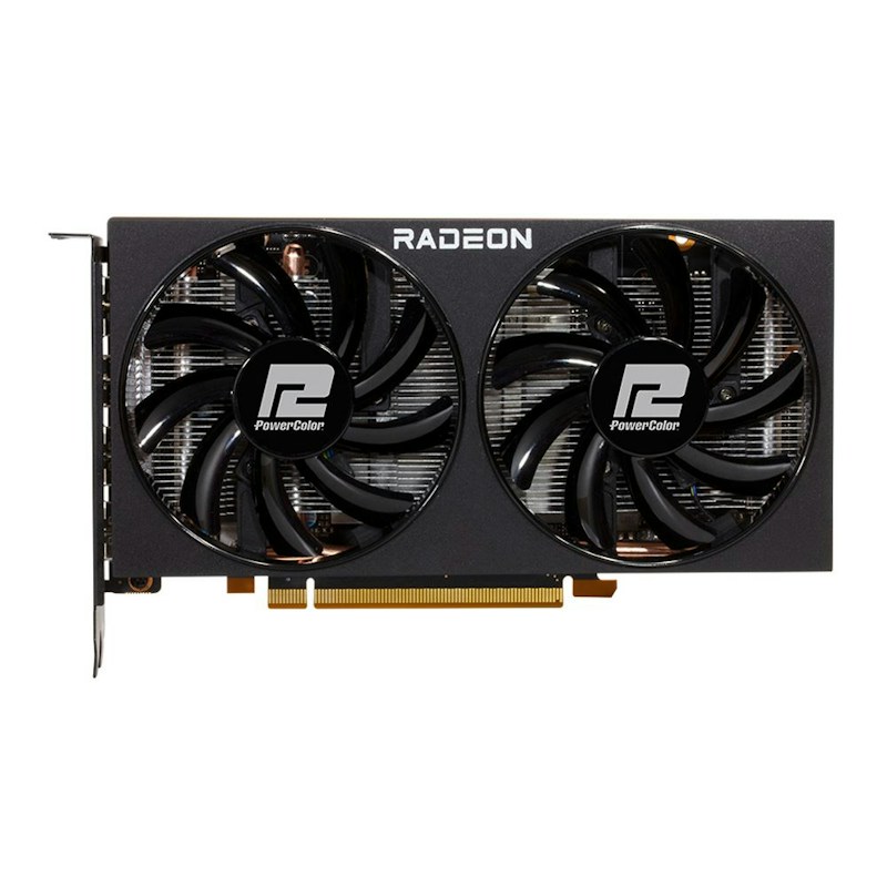 AMD PowerColor Radeon RX 6600 Fighter Dual-Fan 8GB Graphics Card AXRX ...