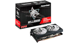 AMD Powercolor Radeon RX 6600 Hellhound Dual-Fan 8GB Graphics Card AXRX 6600  8GBD6-3DHL