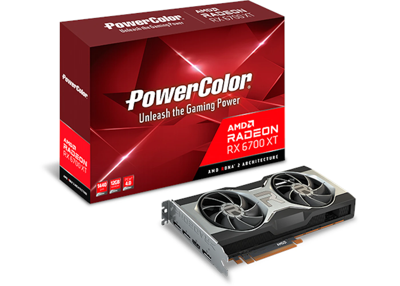 AMD PowerColor Radeon RX 6700 XT 12 GB Graphics Card (AXRX 6700XT 