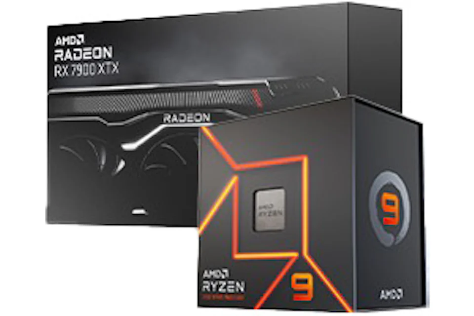 AMD Radeon RX 7900 XTX 24GB Graphics Card with AMD Ryzen 9 7900X Processor Bundle
