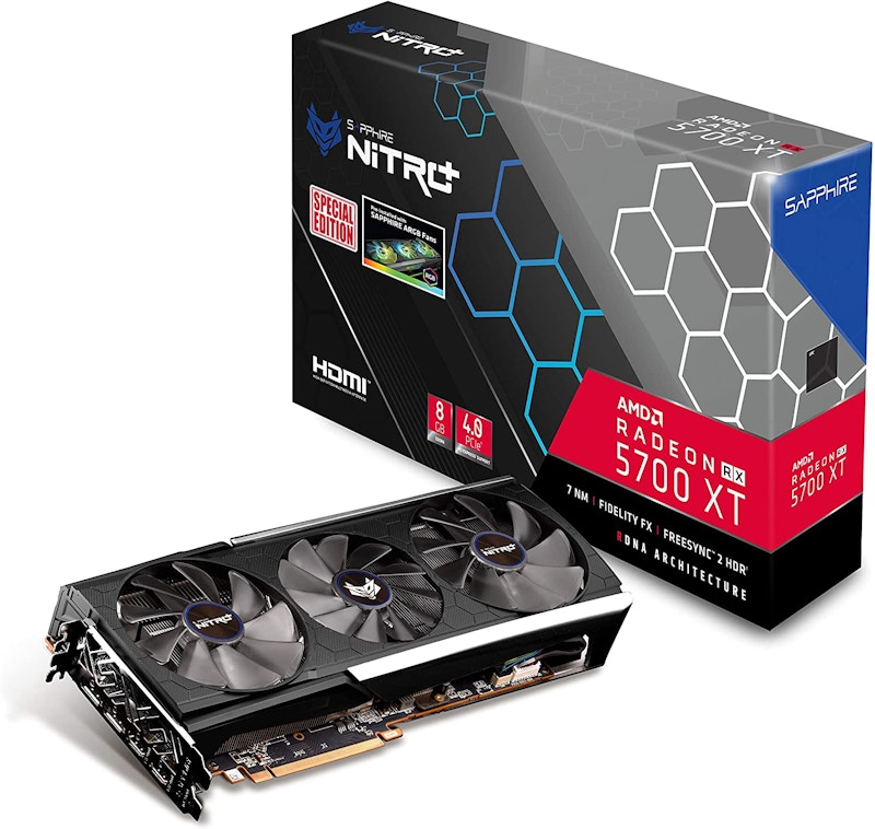 Xfx amd radeon rx hot sale 5700 xt raw ii