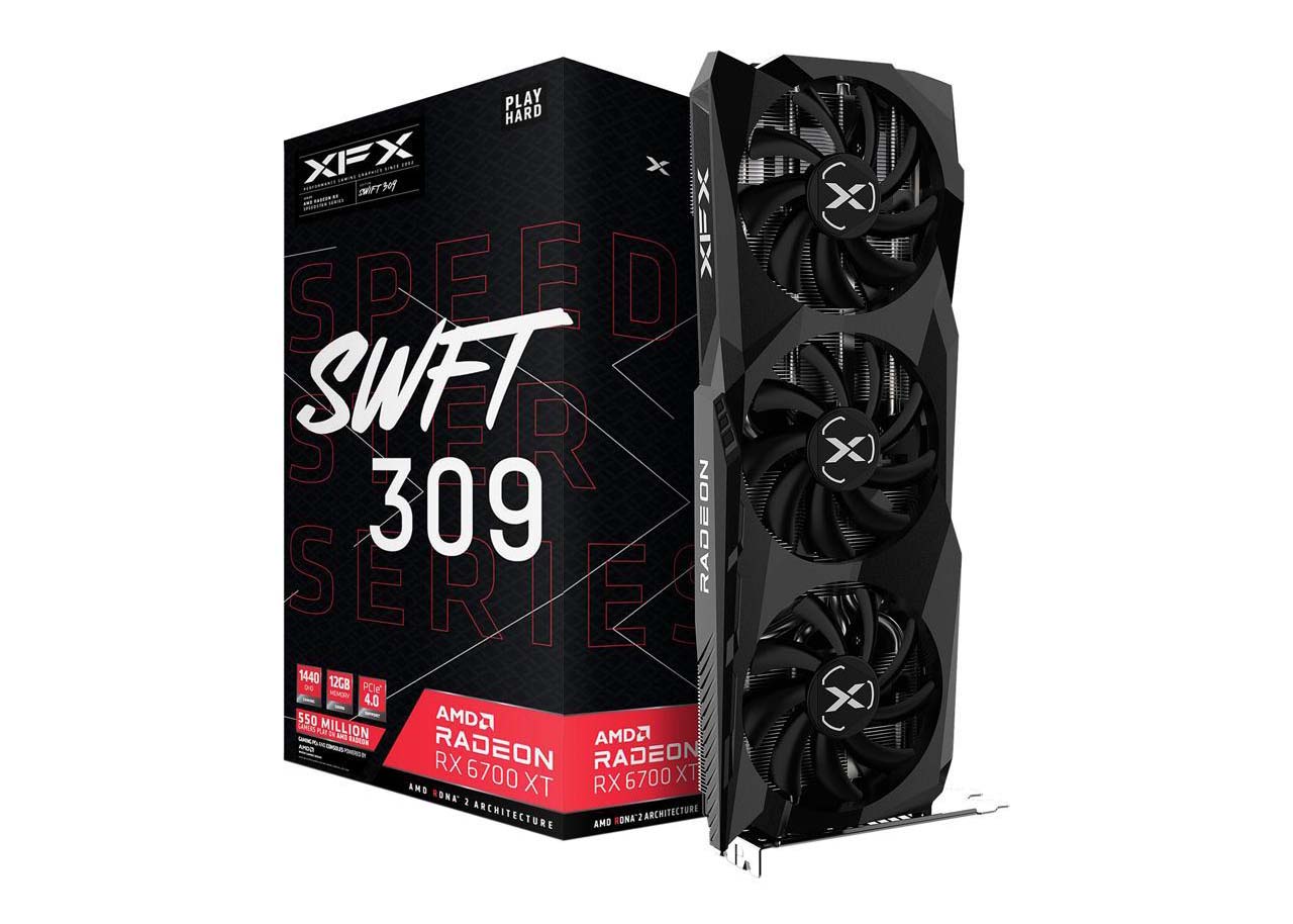 AMD XFX SPEEDSTER SWFT309 Radeon RX 6700 XT CORE Gaming 12GB