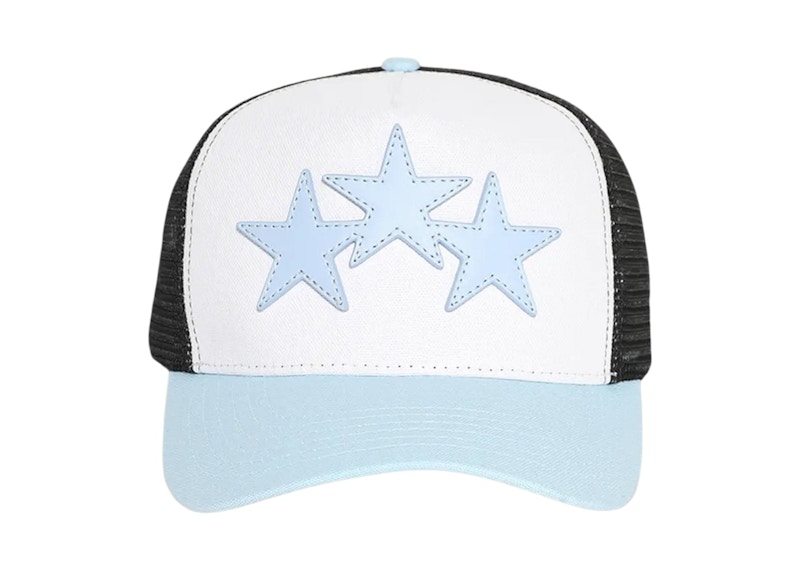 AMIRI 3 Star Trucker Cap White/Blue メンズ - FW25 - JP