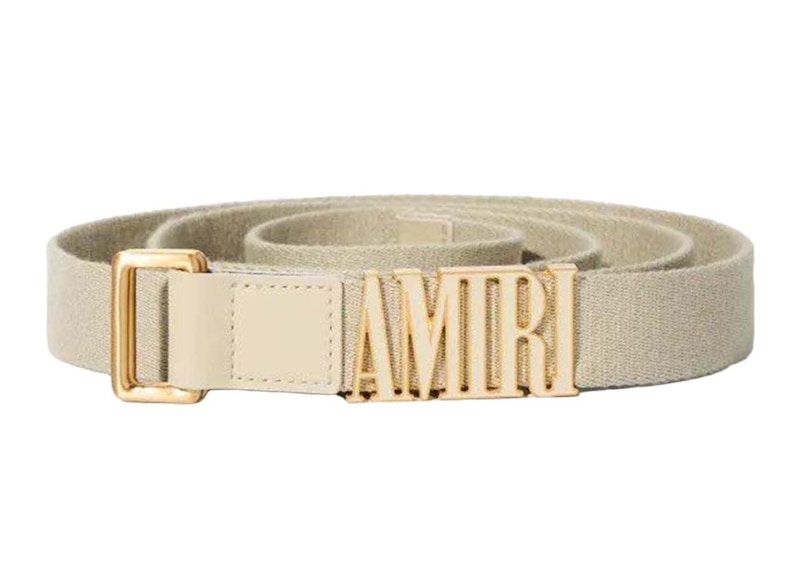 AMIRI 3CM Enamel Skater Belt Alabaster メンズ - JP