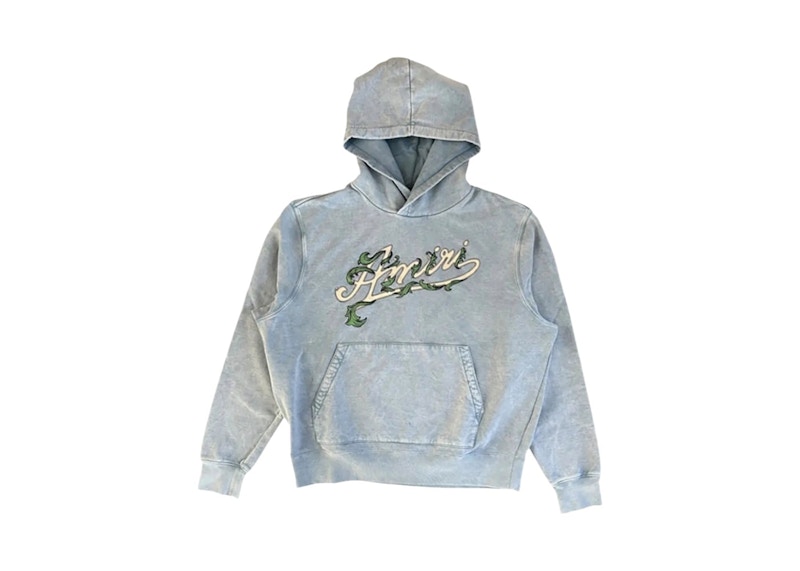 トップス AMIRI Blue Filigree Hoodie AMIRI-Amiri-Filigree-Hoodie-