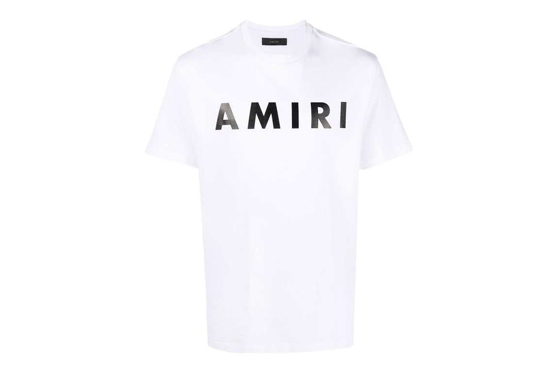 Pre-owned Amiri Army Logo T-shirt White/black