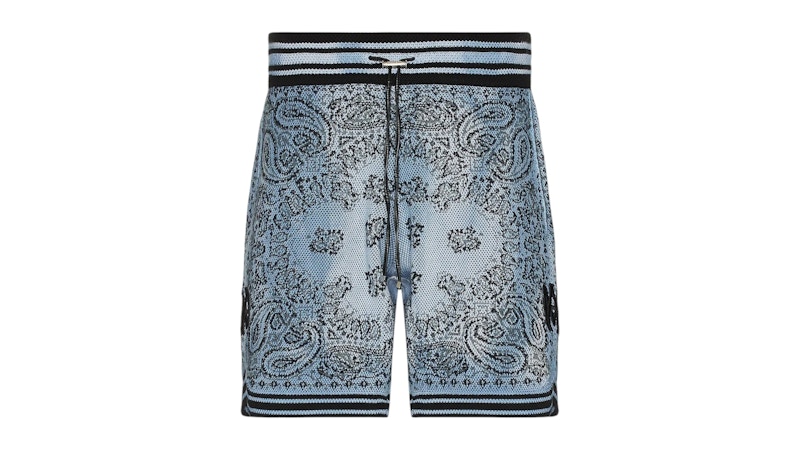 AMIRI Bandana Basketball Short Blue