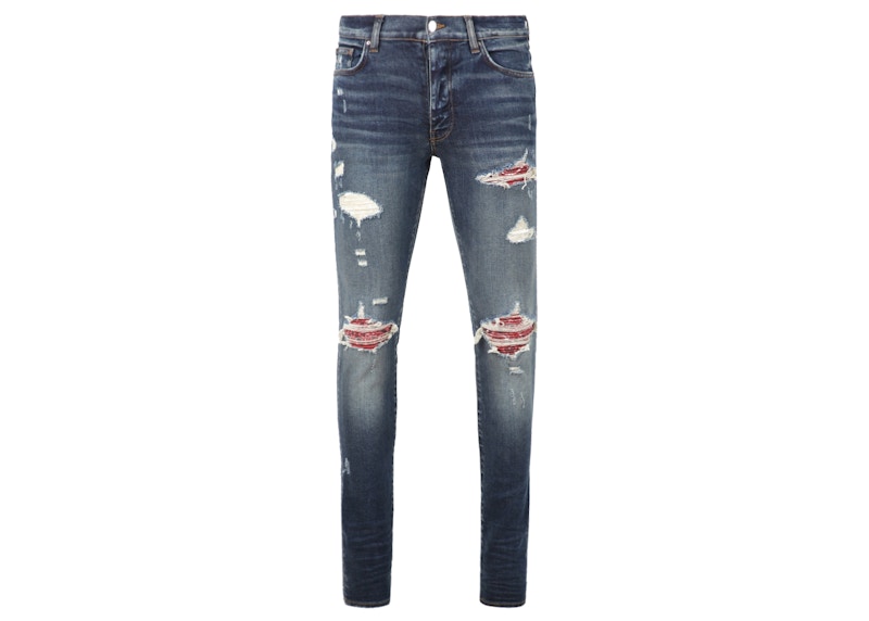 Amiri super best sale repair jeans