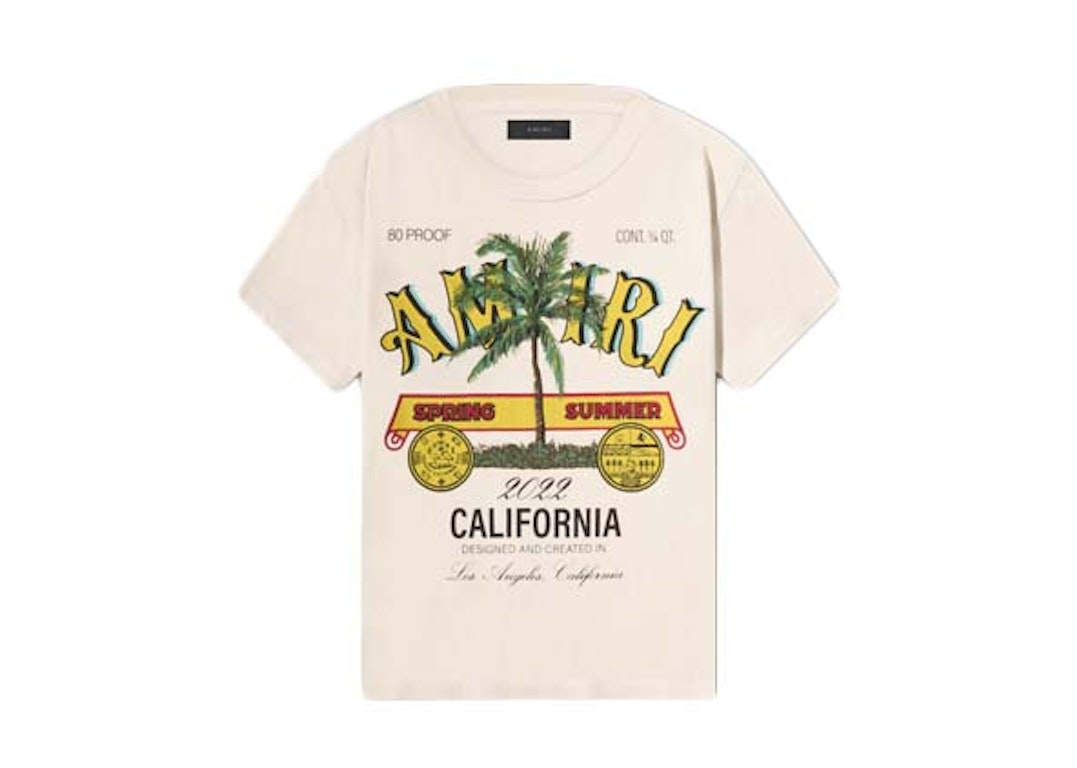 Pre-owned Amiri Beige Other Materials T-shirt Yellow
