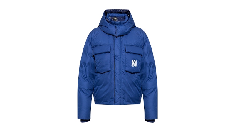 AMIRI Bold Logo Blue Hooded Jacket Blue メンズ - FW24 - JP