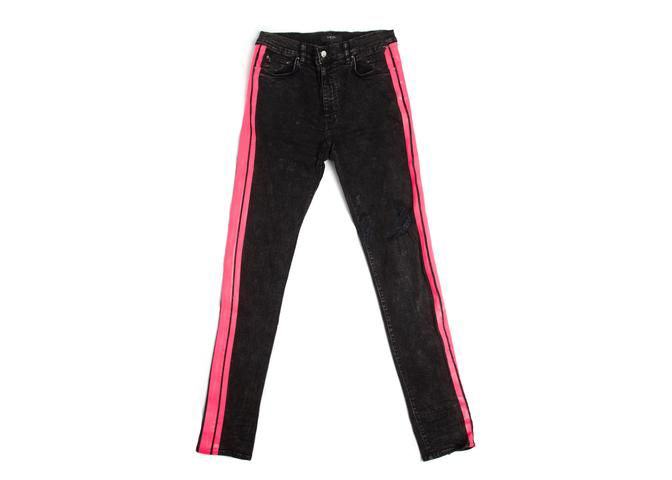 amiri jeans pink patch