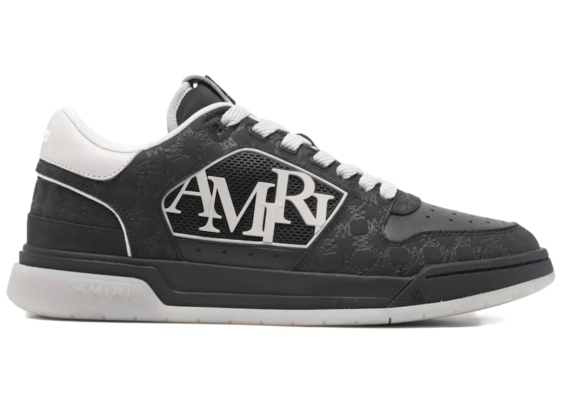 Men's AMIRI Classic Low MA Quad Print Sneakers in Black