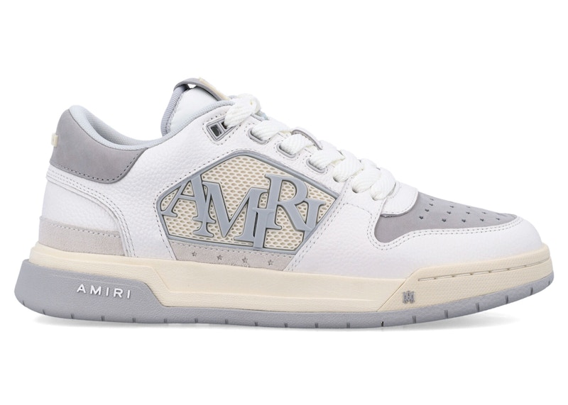 スニーカー AMIRI Men Sneakers AMFOSR1157 GREY AMIRI Classic Low White Grey Toe Men's - AMFOSR1157-030 - US