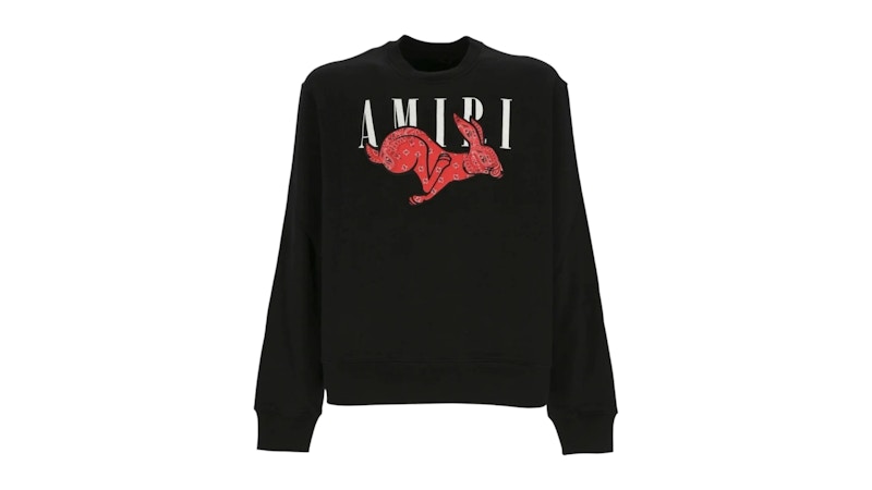 AMIRI Cny Rabbit Logo Sweatshirt Black