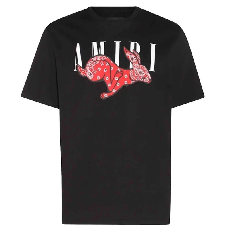 AMIRI Cny Rabbit Logo T-Shirt Black