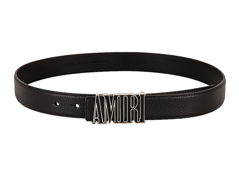 AMIRI Core Logo Buckle Belt Black/Black/Gold-tone メンズ - JP