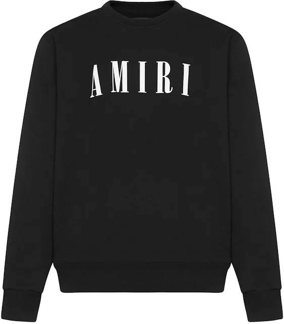 AMIRI Core Logo Cotton Sweatshirt Black Men's - US