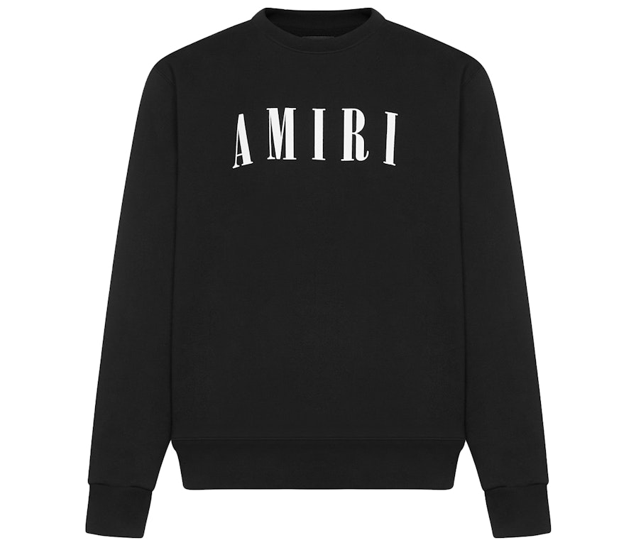 Pre-owned Amiri Core Logo Cotton Sweatshirt Black