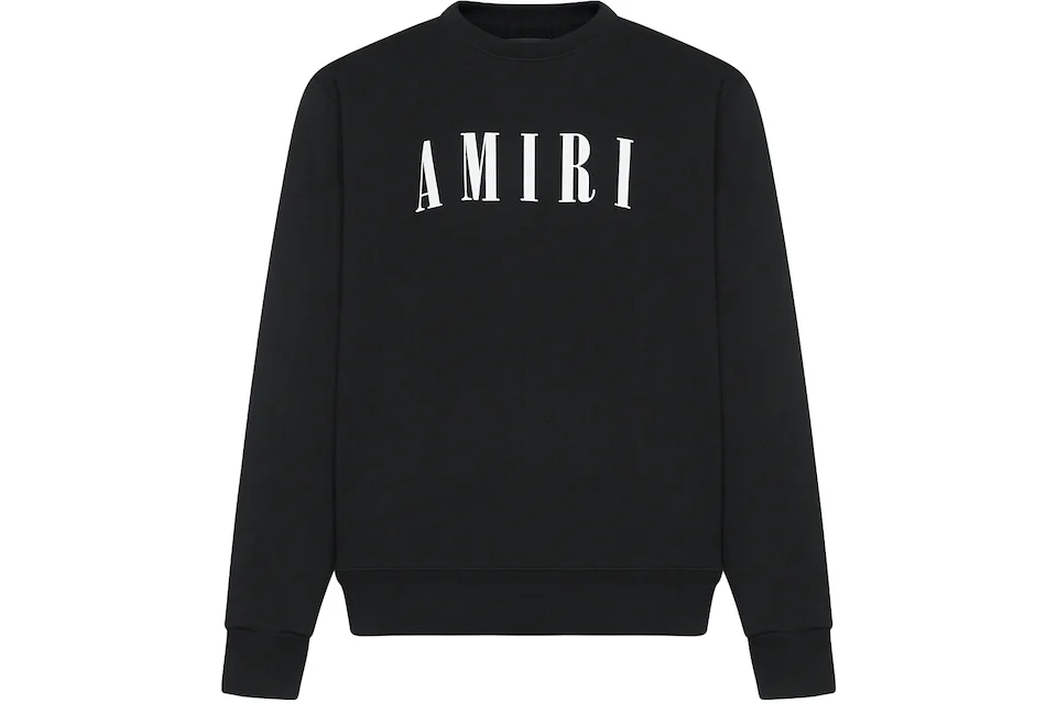 AMIRI Core Logo Cotton Sweatshirt Black Men's - US
