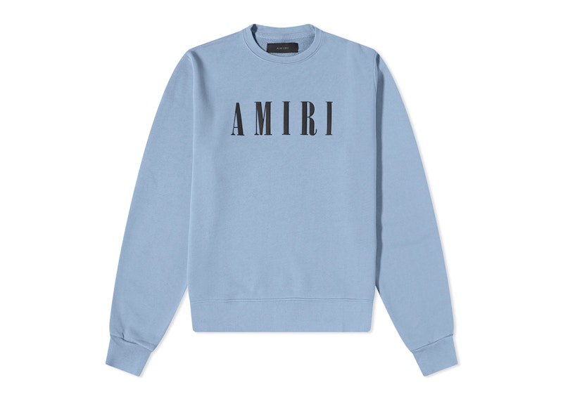 AMIRI Core Logo Crewneck Dusty Blue