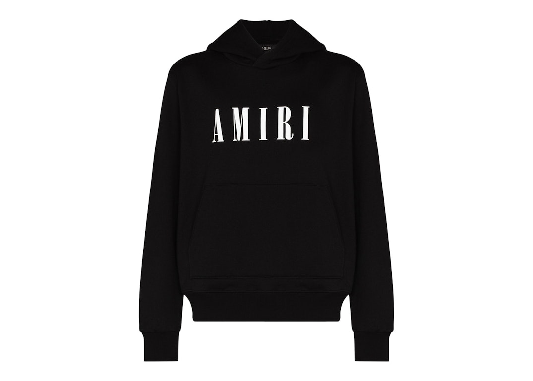 Pre-owned Amiri Core Logo Hoodie Black/white Ss22
