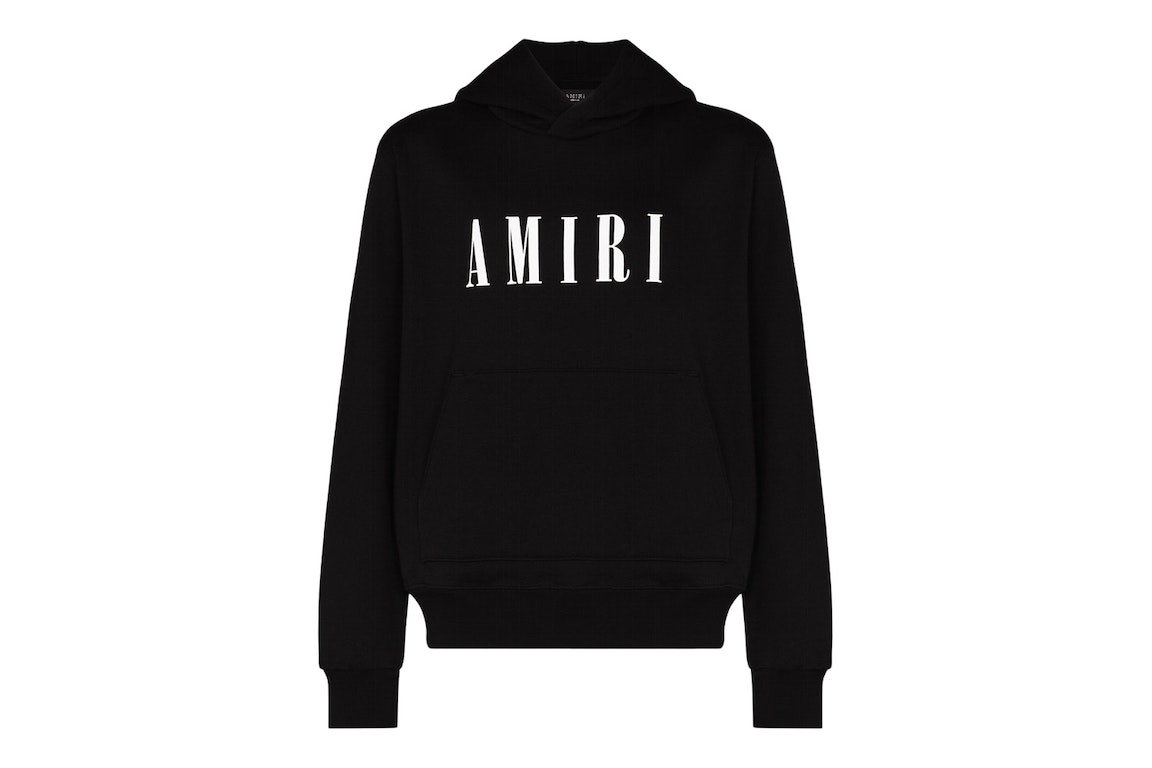 Pre-owned Amiri Core Logo Hoodie Black/white Ss22