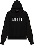 Amiri Logo-embroidered Paint-splatter Hoodie in Black for Men