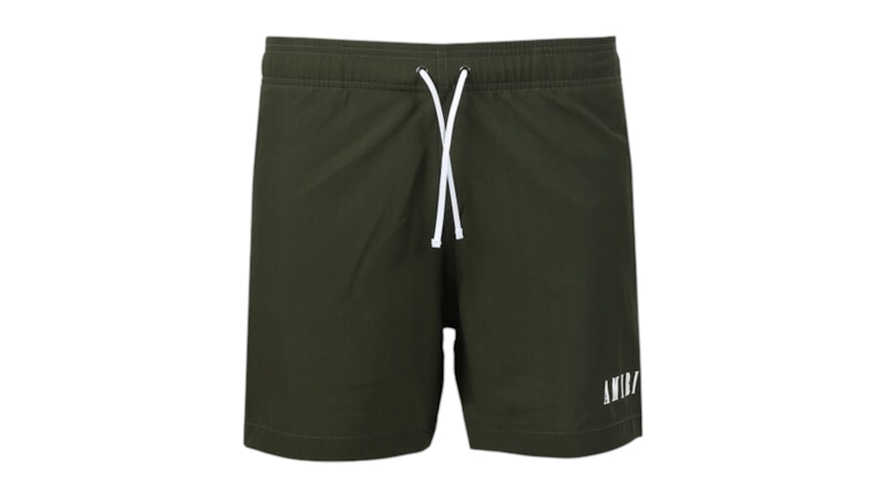 AMIRI Core Logo Costume da bagno Verde oliva Verde