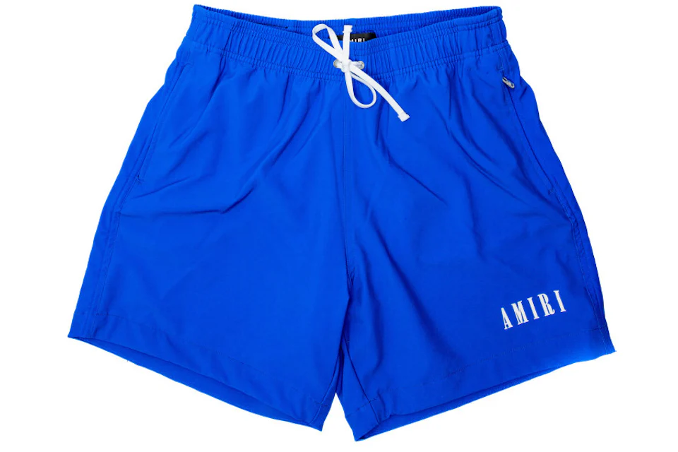 AMIRI Core Logo Swim Trunk Shorts Blue Men's - US