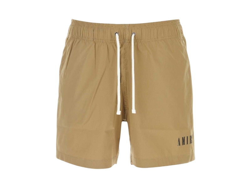 AMIRI Core Logo Swimtrunk Tan