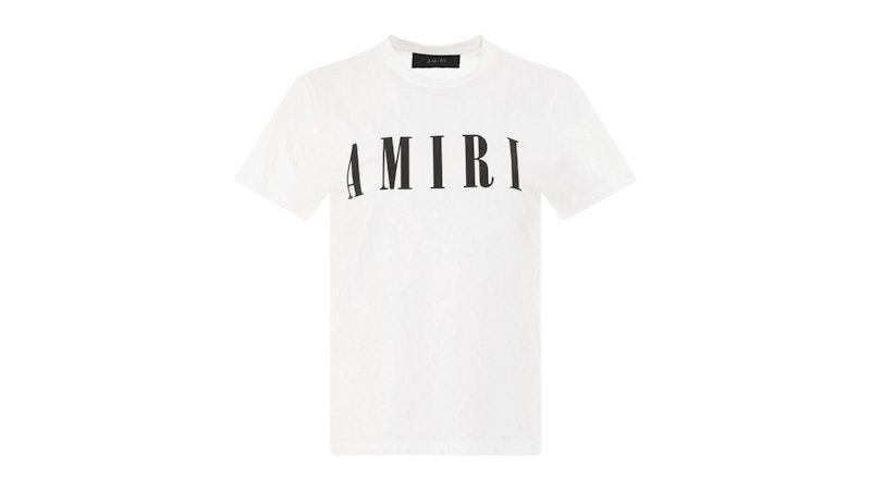 T-shirt blanc avec logo AMIRI Core