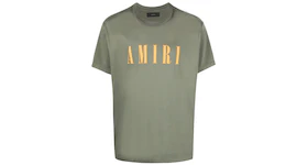 AMIRI Core Logo Tee Army Green Orange
