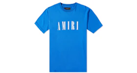 AMIRI Core Logo Tee Blue White