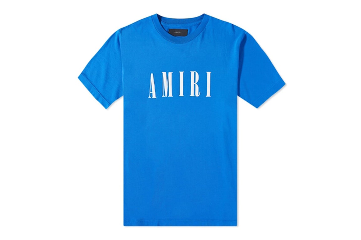 Pre-owned Amiri Core Logo Tee Blue White