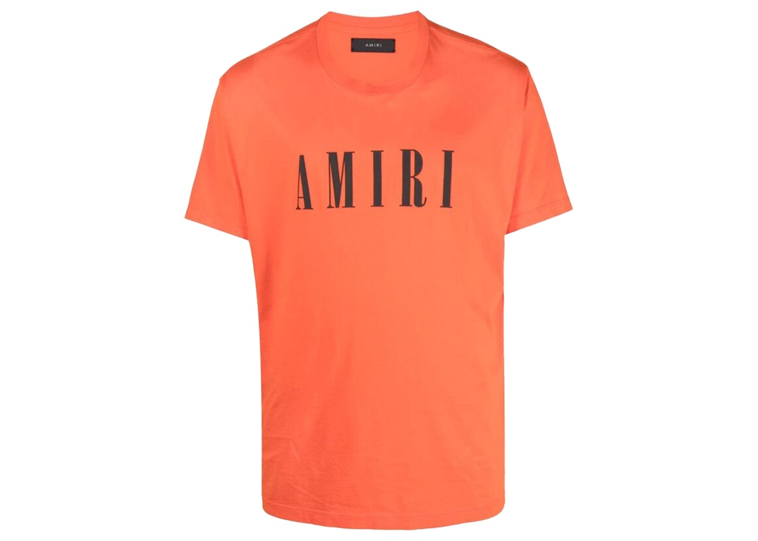 Pre-owned Amiri Core Logo Tee Orange/black