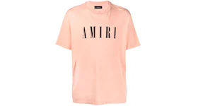 AMIRI Core Logo Tee Peach/Black