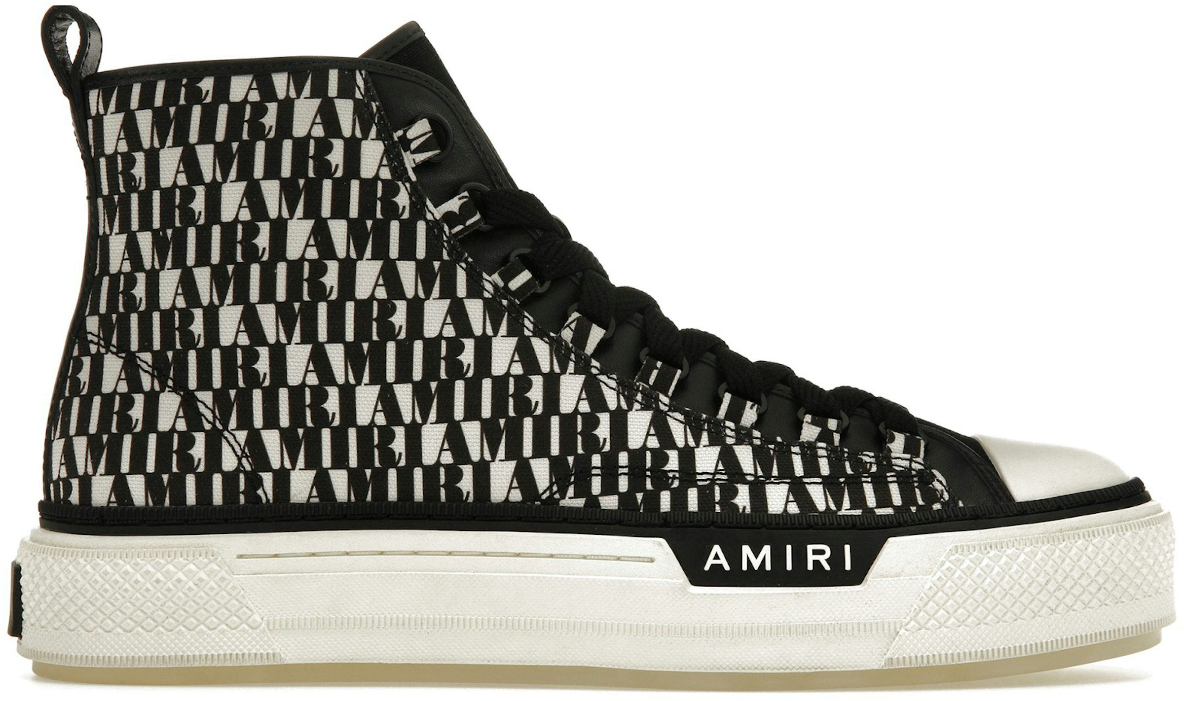 Amiri designer shoes men 10.5, black and white, in perfect
