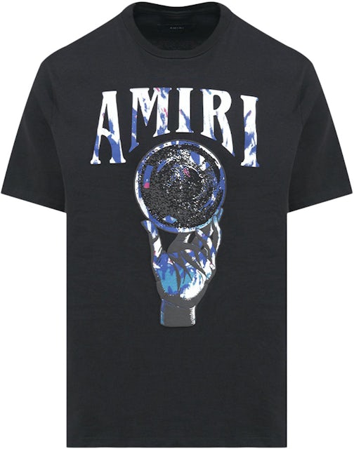 Amiri Logo-print Short-sleeve T-shirt In White