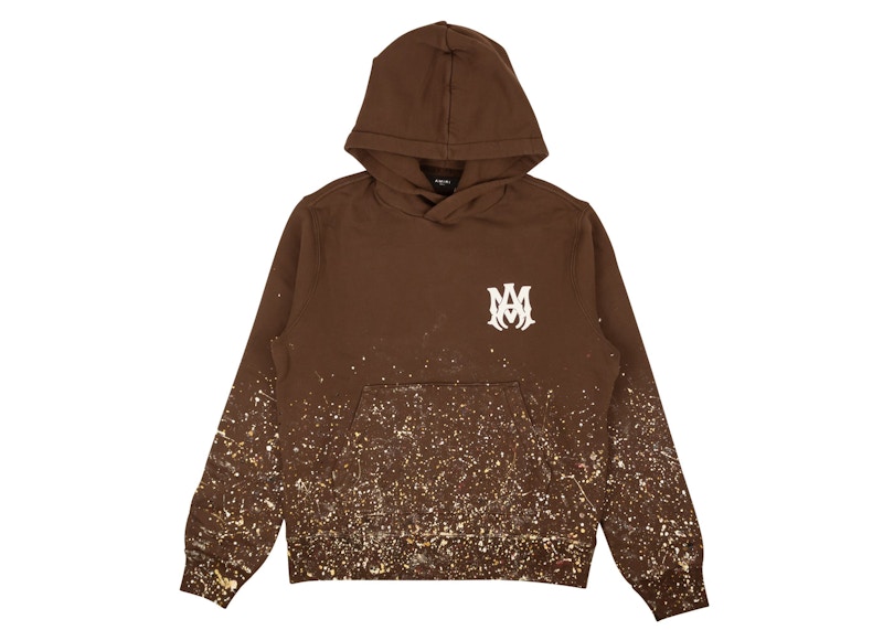 AMIRI Crystal Painter Hoodie Brown