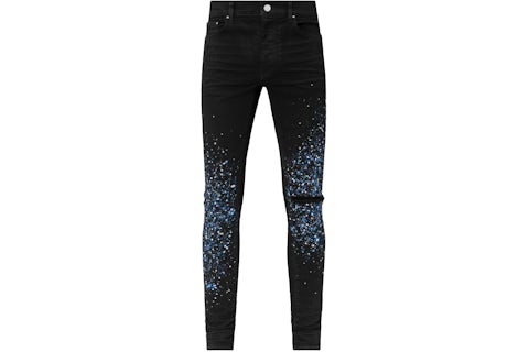 AMIRI Crystal Paiter Jeans Overdyed Black Men's SS21 US