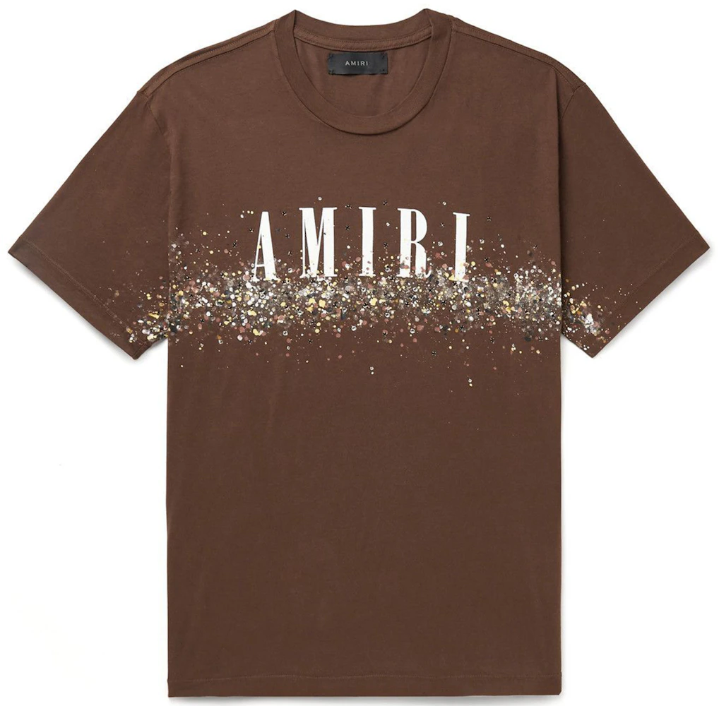 AMIRI Crystal T-shirt Brown Men's - FW22 - US