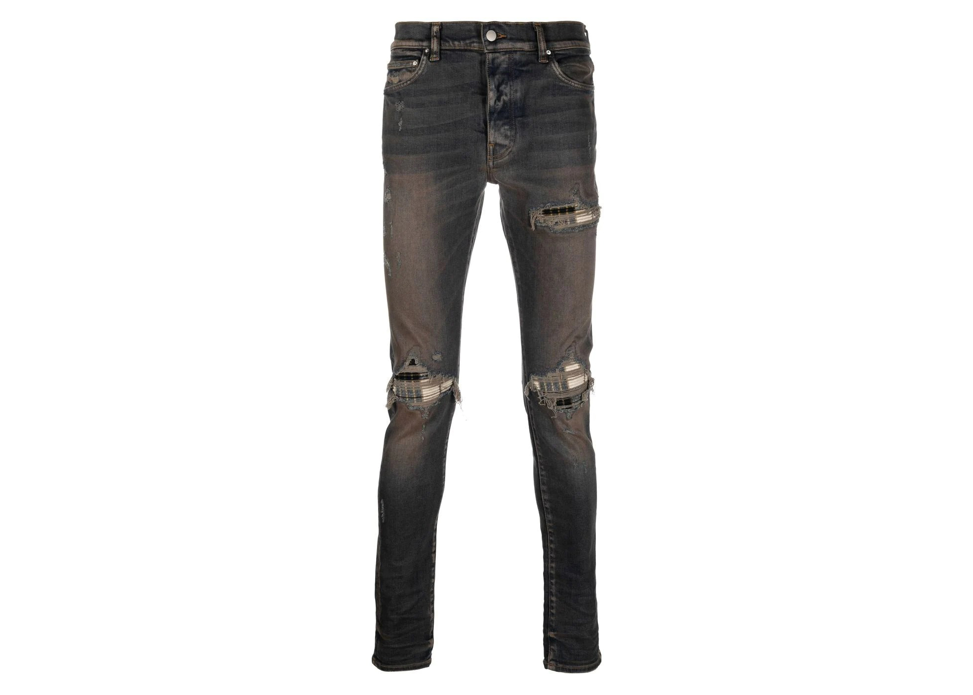ADER error Black Distressed-Effect Jeans - NOBLEMARS