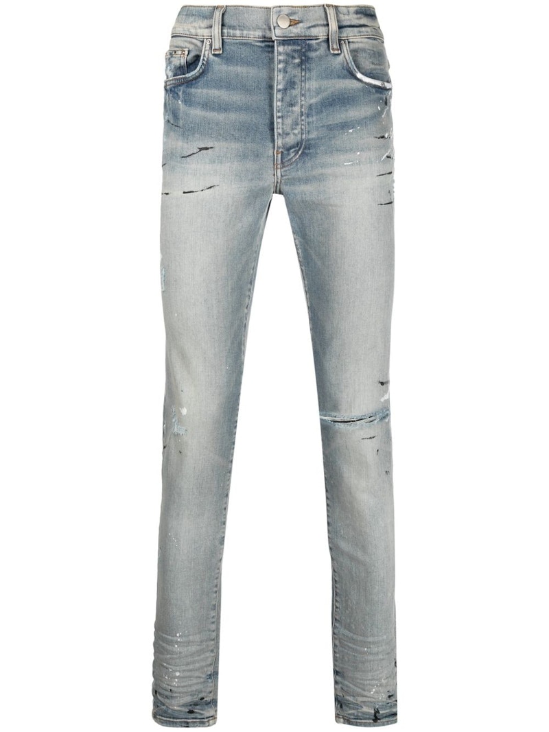 amiri distressed jeans