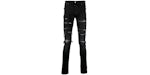 AMIRI Distressed Skinny Jeans Black